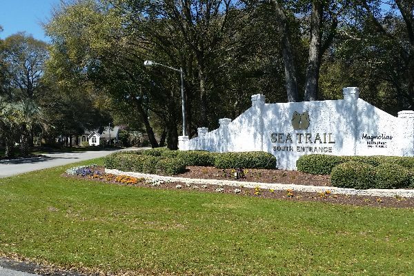 view of entry and sign